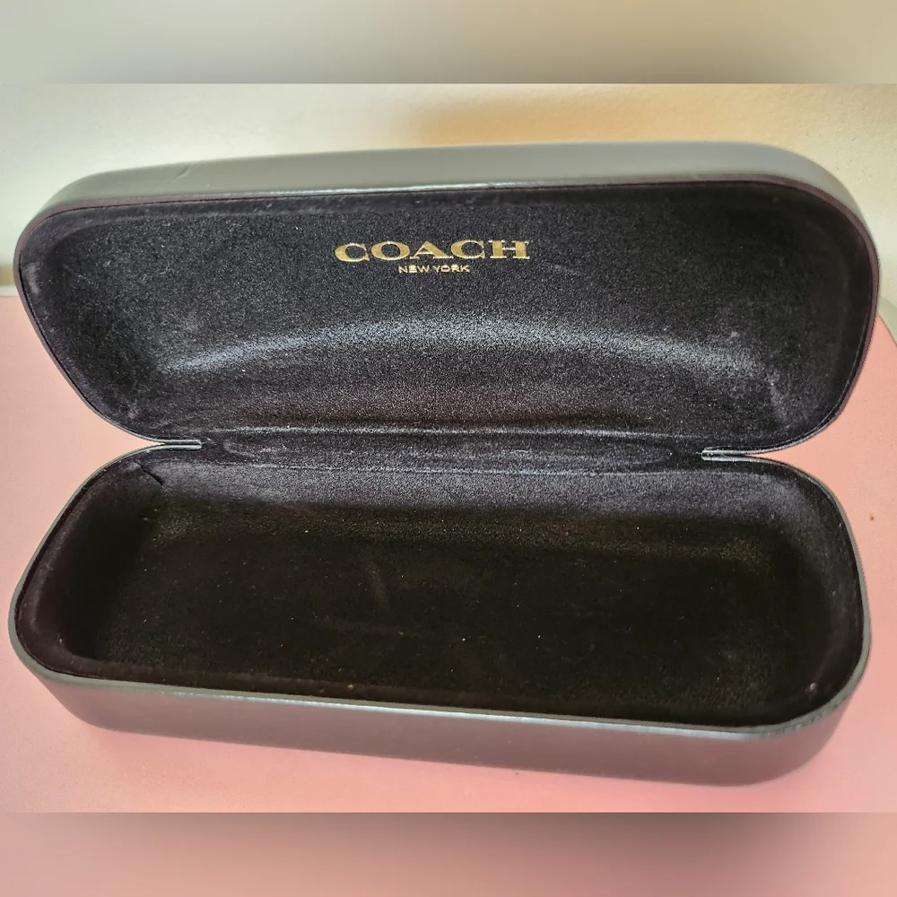 Coach Black Hard Clamshell Glasses/Sunglasses Case